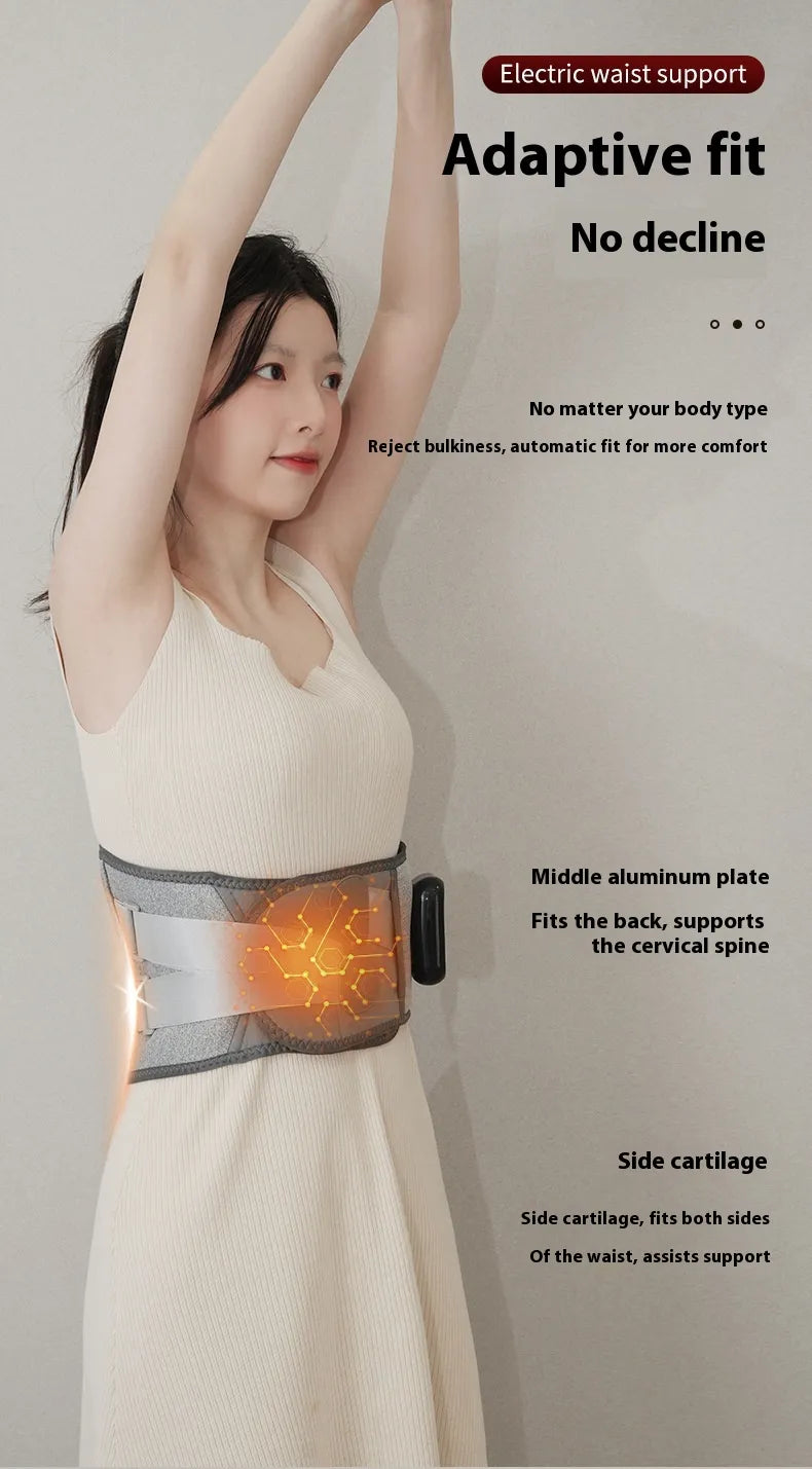 Electric Waist Support Rechargeable Massager Belt Multifunctional